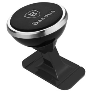 BASEUS Universal Μαγνητική Βάση Αυτ/του Ασημί 360-Degree Rotation Magnetic Car Phone Holder Silver (SUGENT-NT0S)