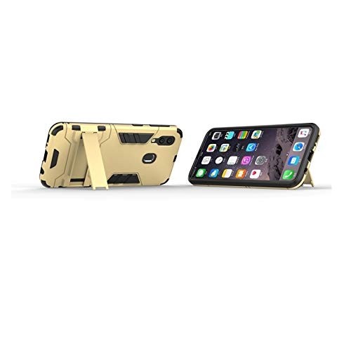 Σκληρή Θήκη Samsung Galaxy A40 Με Σταντ Χρυσή Shockproof Protective Case Gold