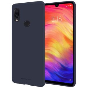 Θήκη Σιλικόνης Xiaomi Redmi 7 Μπλε GOOSPERY Soft Feeling Silicone Case Navy Blue