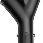 Baseus Φορτιστής Αυτοκινήτου Μαύρος Συνολικής Έντασης 3.4A με Θύρες: 2xUSB 1xΑναπτήρα CCALL-YX01