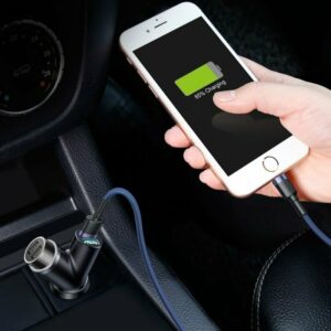 Baseus Φορτιστής Αυτοκινήτου Μαύρος Συνολικής Έντασης 3.4A με Θύρες: 2xUSB 1xΑναπτήρα CCALL-YX01