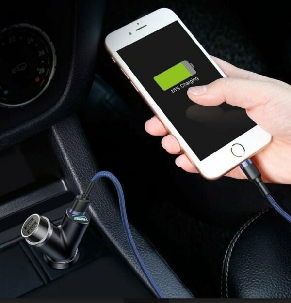 Baseus Φορτιστής Αυτοκινήτου Μαύρος Συνολικής Έντασης 3.4A με Θύρες: 2xUSB 1xΑναπτήρα CCALL-YX01