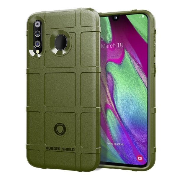 Θήκη Samsung Galaxy M30 Θήκη Σιλικόνης Full Coverage Shockproof TPU Case Silicone Green