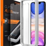 Spigen® (x2Pack) GLAStR ALIGNmaster™ iPhone 11 / XR Premium Tempered Glass Screen Protector AGL00101