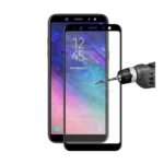 Samsung Galaxy A6 2018 5D Προστατευτικό Τζαμάκι Μαύρο 9H Hardness Full Screen Tempered Glass