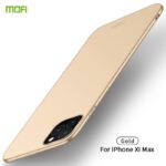 Θήκη iPhone 11 Pro Max MOFI Shield Super Slim Σκληρή Θήκη Χρυσή Hard Case Gold