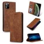 Θήκη Βιβλίο iPhone 11 Pro Max Retro Skin Feel Business Magnetic Horizontal Flip Leather Case Brown