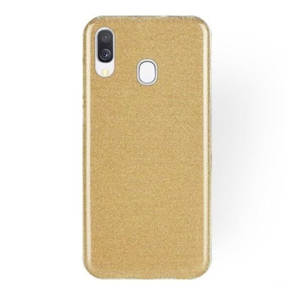 Forcell Samsung Galaxy A40 Glitter Θήκη Σιλικόνης - Gold Forcell Samsung Galaxy A40 Glitter Θήκη Σιλικόνης - Gold