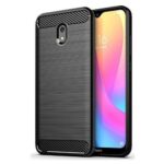 Forcell Xiaomi Redmi 8A Brushed Carbon Θήκη Σιλικόνης - Black