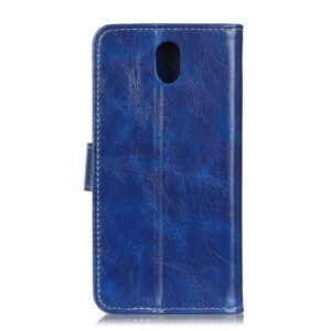 Θήκη Xiaomi Redmi 8A Βιβλίο Μπλε Retro Crazy Horse Flip Leather Case with Holder & Card Blue