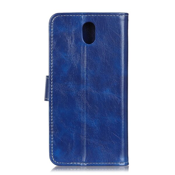 Θήκη Xiaomi Redmi 8A Βιβλίο Μπλε Retro Crazy Horse Flip Leather Case with Holder & Card Blue