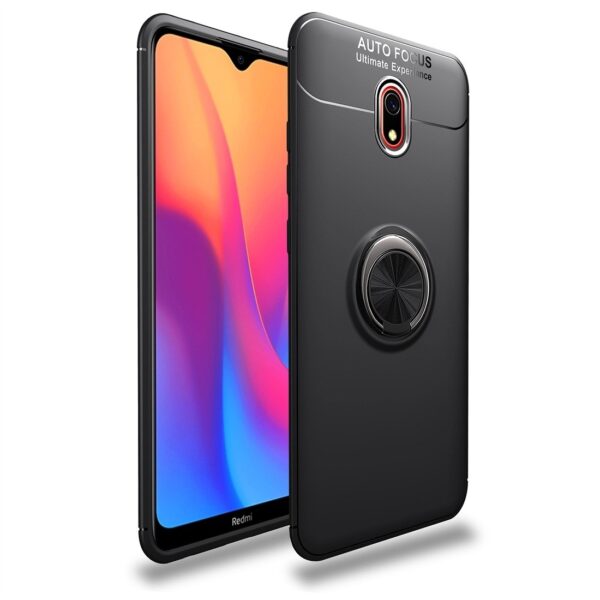 Θήκη Xiaomi Redmi 8A LENUO Shockproof TPU with Invisible Holder Black