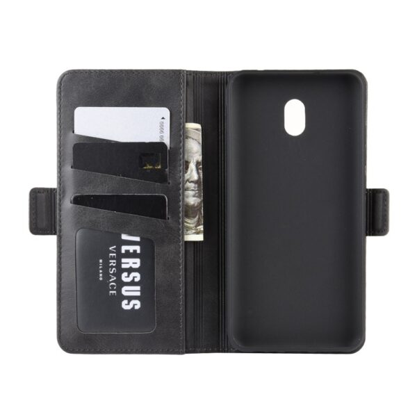 Θήκη Xiaomi Redmi 8A Βιβλίο Μαύρο Dual-side Magnetic Buckle Wallet Stand Leather Black