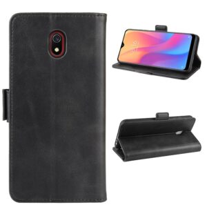 Θήκη Xiaomi Redmi 8A Βιβλίο Μαύρο Dual-side Magnetic Buckle Wallet Stand Leather Black