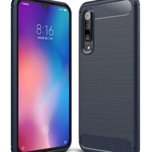 Forcell Xiaomi Mi 9 SE Brushed Carbon Θήκη Σιλικόνης - Blue
