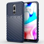Θήκη Xiaomi Redmi 8 Σιλικόνης Μπλε Tactical Carbon Thunderbolt Shockproof Silicone Case Blue