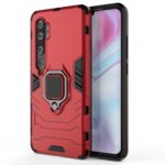 Σκληρή Θήκη Xiaomi Mi Note 10 / 10 Pro Κόκκινη Με Σταντ TPU Shockproof with Magnetic Ring Holder Red
