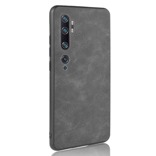 Θήκη Xiaomi Mi Note 10 / 10 Pro Σιλικόνης Ανθρακί Shockproof Sheep Skin PC + PU + TPU Case Dark Grey