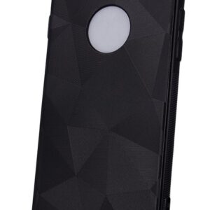 Forcell Samsung Galaxy A20e Matte Geometric Θήκη Σιλικόνης - Black