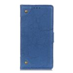Θήκη Xiaomi Mi Note 10 / 10 Pro Βιβλίο Μπλε Copper Buckle Texture Horizontal Flip Leather Case with Holder & Card Slots