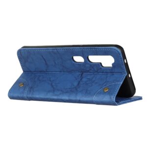 Θήκη Xiaomi Mi Note 10 / 10 Pro Βιβλίο Μπλε Copper Buckle Texture Horizontal Flip Leather Case with Holder & Card Slots