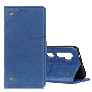 Θήκη Xiaomi Mi Note 10 / 10 Pro Βιβλίο Μπλε Copper Buckle Texture Horizontal Flip Leather Case with Holder & Card Slots