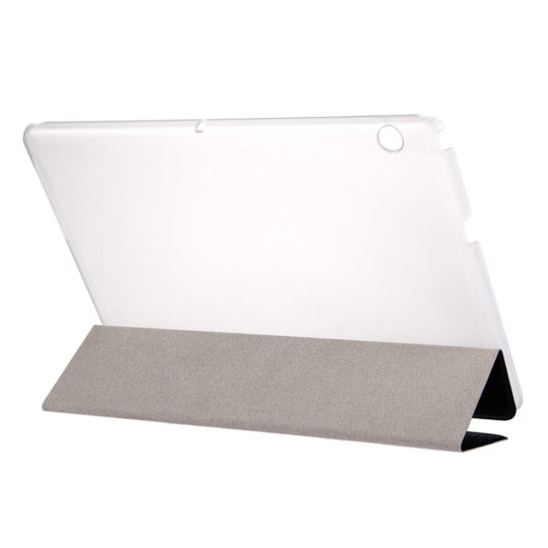 Θήκη Tablet Huawei Mediapad T3 9.6'' Μαύρη Ημιδιάφανη Silk Texture Horizontal Flip Leather Case with 3-folding Holder Black