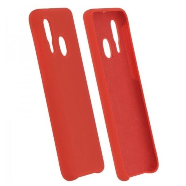 Vennus Samsung Galaxy A40 Real Smooth Θήκη Σιλικόνης - Red Vennus Samsung Galaxy A40 Real Smooth Θήκη Σιλικόνης - Red