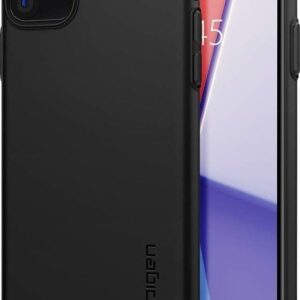 Θήκη iPhone 11 Pro Μαύρη Spigen Thin Fit Air Back Cover Black ACS00068
