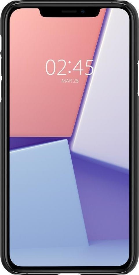 Θήκη iPhone 11 Pro Μαύρη Spigen Thin Fit Air Back Cover Black ACS00068