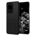 Θήκη Samsung Galaxy S20 Ultra Μαύρη Spigen Thin Fit Back Cover Black ACS00708
