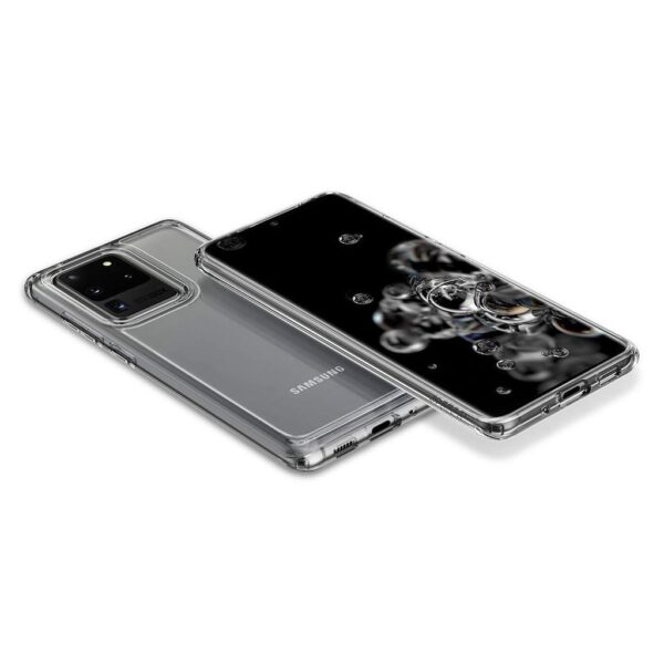 Θήκη Samsung Galaxy S20 Ultra Διάφανη Spigen Ultra Hybrid Back Cover Crystal Clear ACS00713
