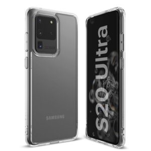 Θήκη Samsung Galaxy S20 Ultra Διάφανη Ringke Fusion Matte PC Case with TPU Bumper Transparent FMSG0004