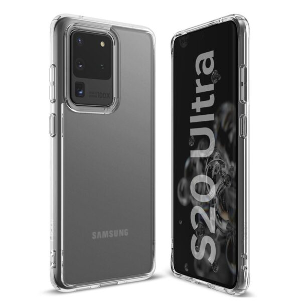 Θήκη Samsung Galaxy S20 Ultra Διάφανη Ringke Fusion Matte PC Case with TPU Bumper Transparent FMSG0004