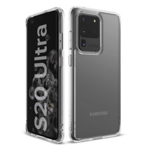 Θήκη Samsung Galaxy S20 Ultra Διάφανη Ringke Fusion Matte PC Case with TPU Bumper Transparent FMSG0004