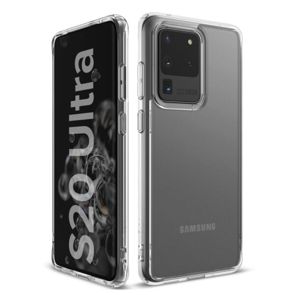 Θήκη Samsung Galaxy S20 Ultra Διάφανη Ringke Fusion Matte PC Case with TPU Bumper Transparent FMSG0004