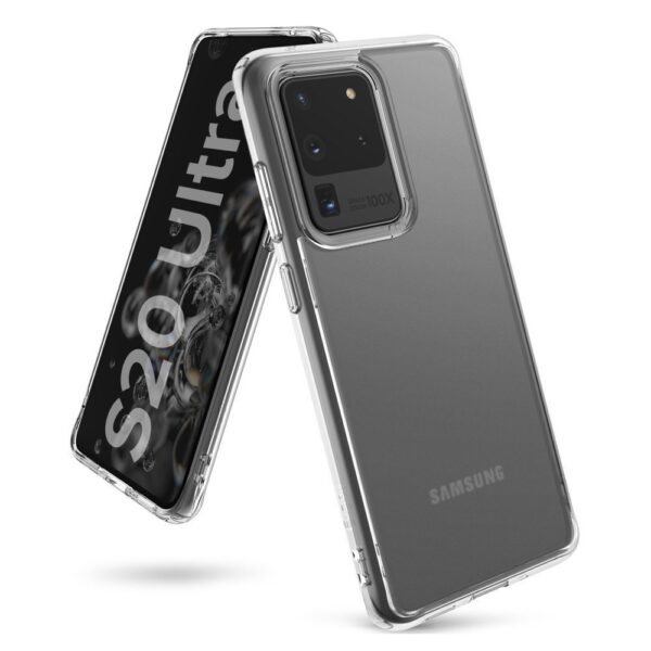 Θήκη Samsung Galaxy S20 Ultra Διάφανη Ringke Fusion Matte PC Case with TPU Bumper Transparent FMSG0004