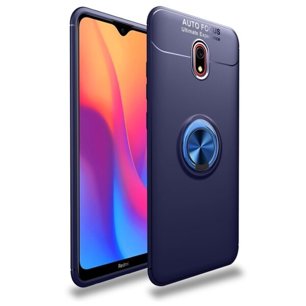 Θήκη Xiaomi Redmi 8A Σιλικόνης Μπλε LENUO Shockproof TPU with Invisible Holder Blue