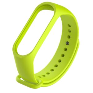 Λουράκι Mi Band 3 / 4 Silicone Rubber Wrist Band Strap Green
