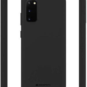 Θήκη Samsung Galaxy S20 Σιλικόνης Μαύρη Goospery Soft Feeling Silicone Case Black