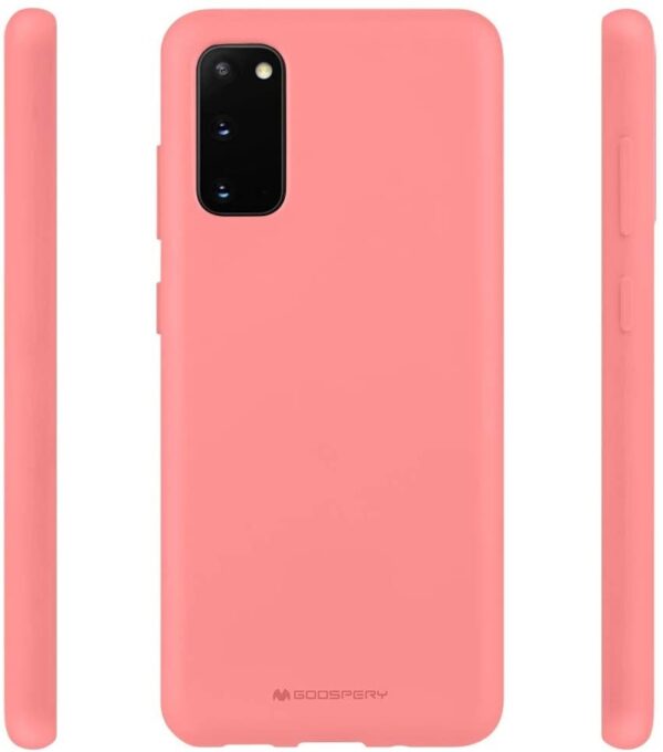 Θήκη Samsung Galaxy S20 Σιλικόνης Ροζ Goospery Soft Feeling Silicone Case Pink