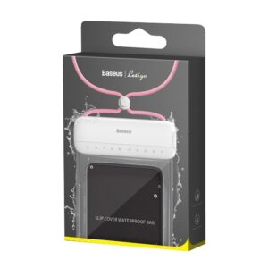 Αδιάβροχη Θήκη για Κινητά έως 7.2'' Baseus Let's Go Slip Waterproof Phone Case IPX8 Pink ACFSD-D24