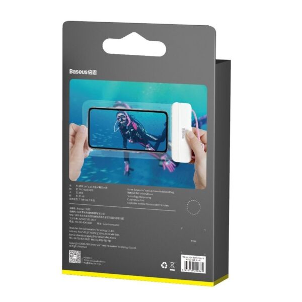 Αδιάβροχη Θήκη για Κινητά έως 7.2'' Baseus Let's Go Slip Waterproof Phone Case IPX8 Pink ACFSD-D24