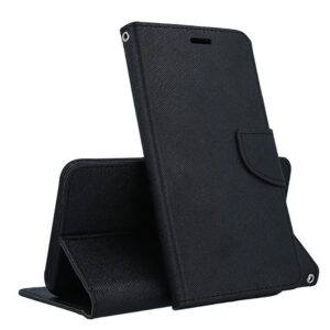 Tel1 Samsung Galaxy A41 Fancy Θήκη Βιβλίο - Black