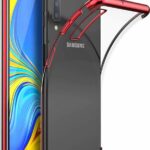 Θήκη Samsung Galaxy A50 / A30s Σιλικόνης Διάφανη - Κόκκινη TPU Electroplating Frame Cover Transparent - Red
