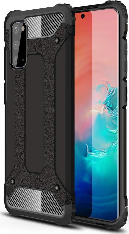 Θήκη Samsung Galaxy A41 Μαύρη Tough Hybrid Armor Case Black