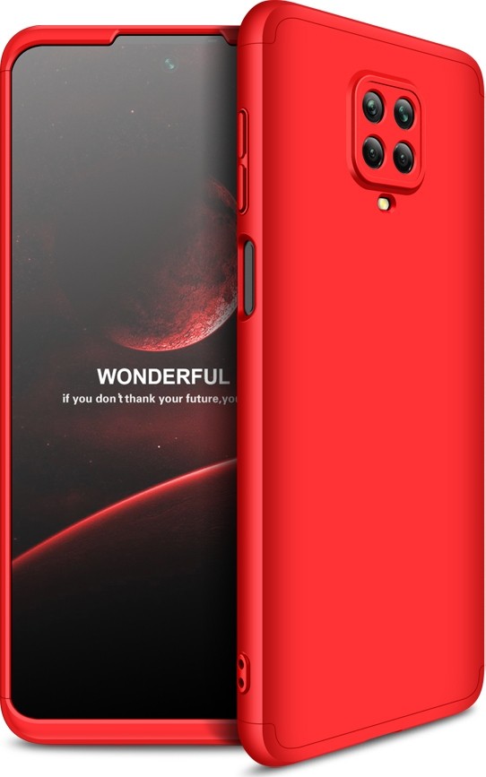 Σκληρή Θήκη Xiaomi Redmi Note 9S / 9 Pro / 9 Pro Max Κόκκινη GKK Full Coverage Protective Hard Case Red