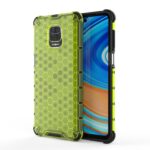 Θήκη Xiaomi Redmi Note 9S / 9 Pro / 9 Pro Max Πράσινη Shockproof Honeycomb PC + TPU Protective Case Green