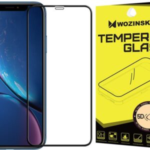 iPhone 11 / XR Προστατευτικό Τζαμάκι Μαύρο Wozinsky 5D Full Glue Full Face Tempered Glass Black