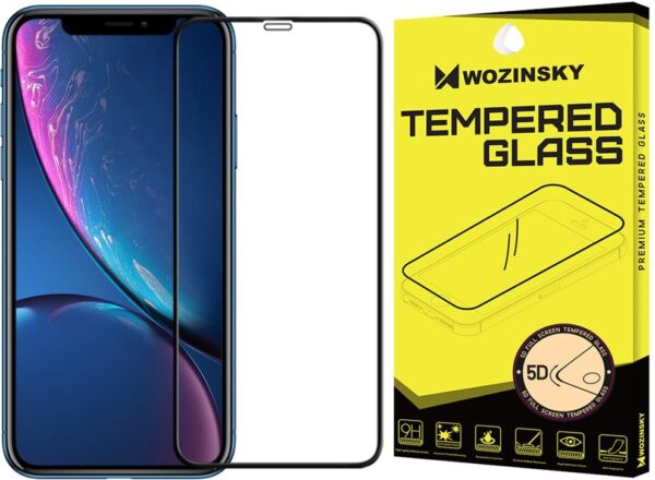 iPhone 11 / XR Προστατευτικό Τζαμάκι Μαύρο Wozinsky 5D Full Glue Full Face Tempered Glass Black iPhone 11 / XR Προστατευτικό Τζαμάκι Μαύρο Wozinsky 5D Full Glue Full Face Tempered Glass Black